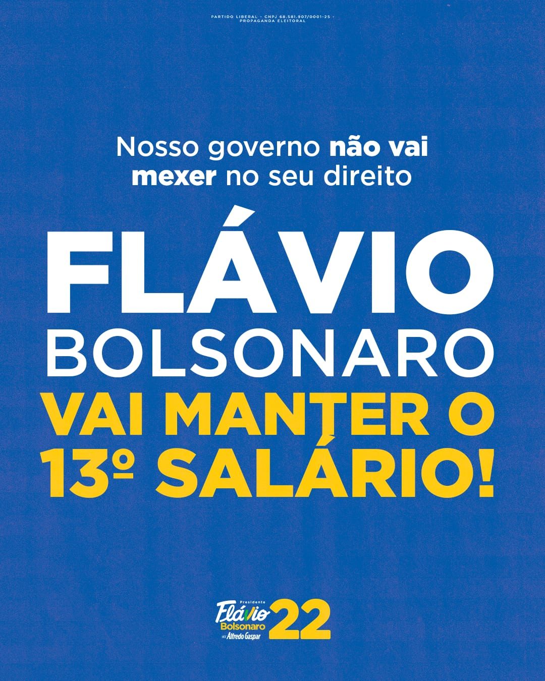 Flávio Bolsonaro vai manter o 13º salário