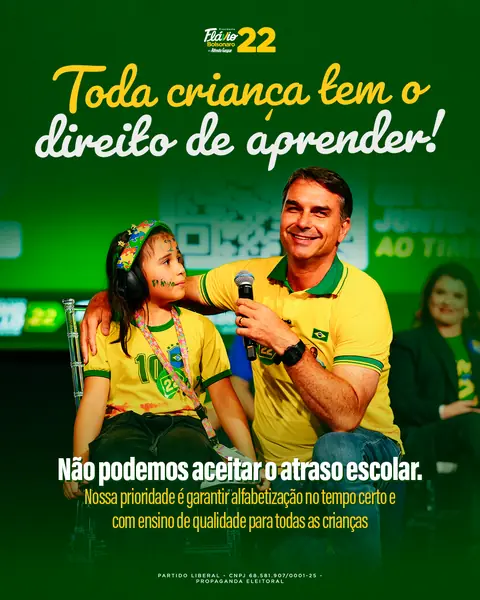 Toda criança tem o direito de aprender! Não podemos aceitar o atraso escolar. Nossa prioridade é garantir alfabetização no tempo certo e ensino de qualidade para todas as crianças.