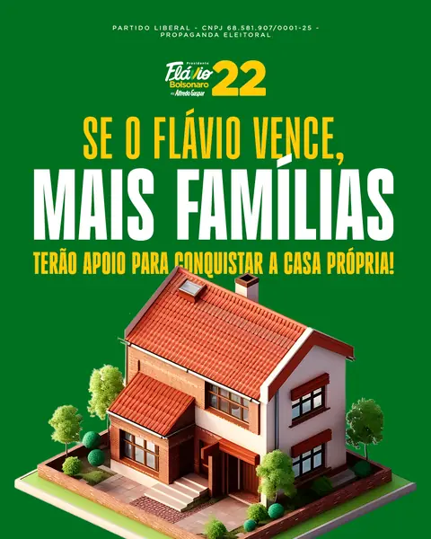 Se o Flávio vence, mais famílias terão apoio para conquistar a casa própria!
