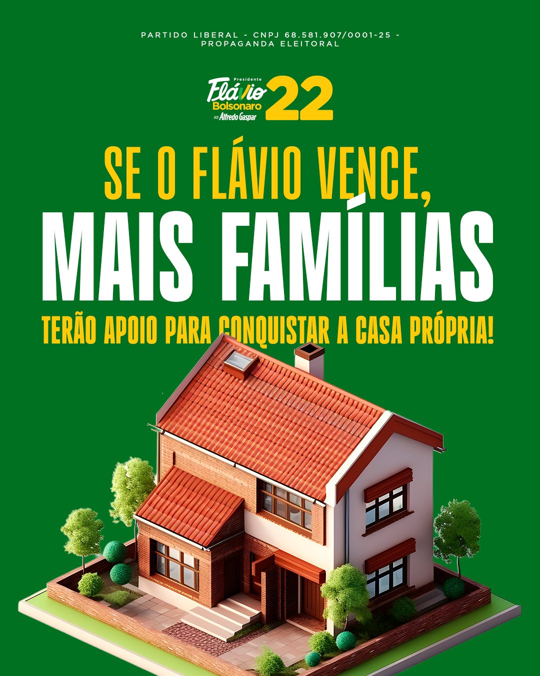 Se o Flávio vence, mais famílias terão apoio para conquistar a casa própria!