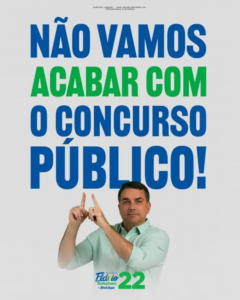 Não vamos acabar com o concurso público