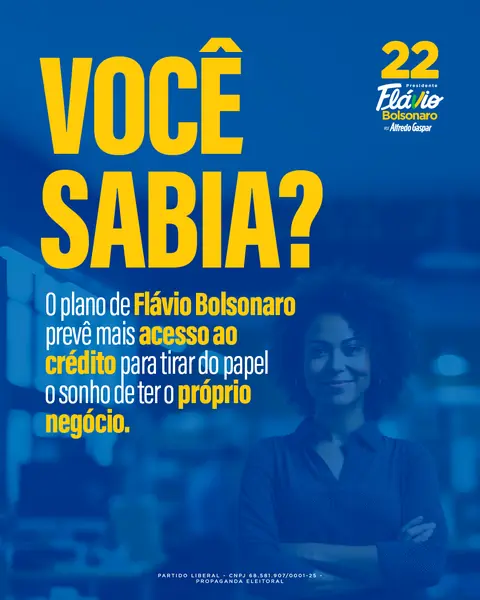 O plano de Flávio Bolsonaro prevê mais acesso ao crédito para tirar do papel o sonho de ter o próprio negócio.