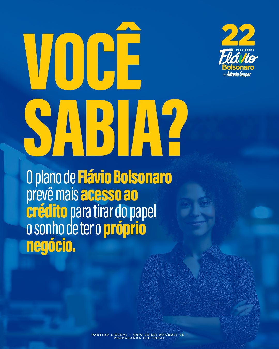 O plano de Flávio Bolsonaro prevê mais acesso ao crédito para tirar do papel o sonho de ter o próprio negócio.