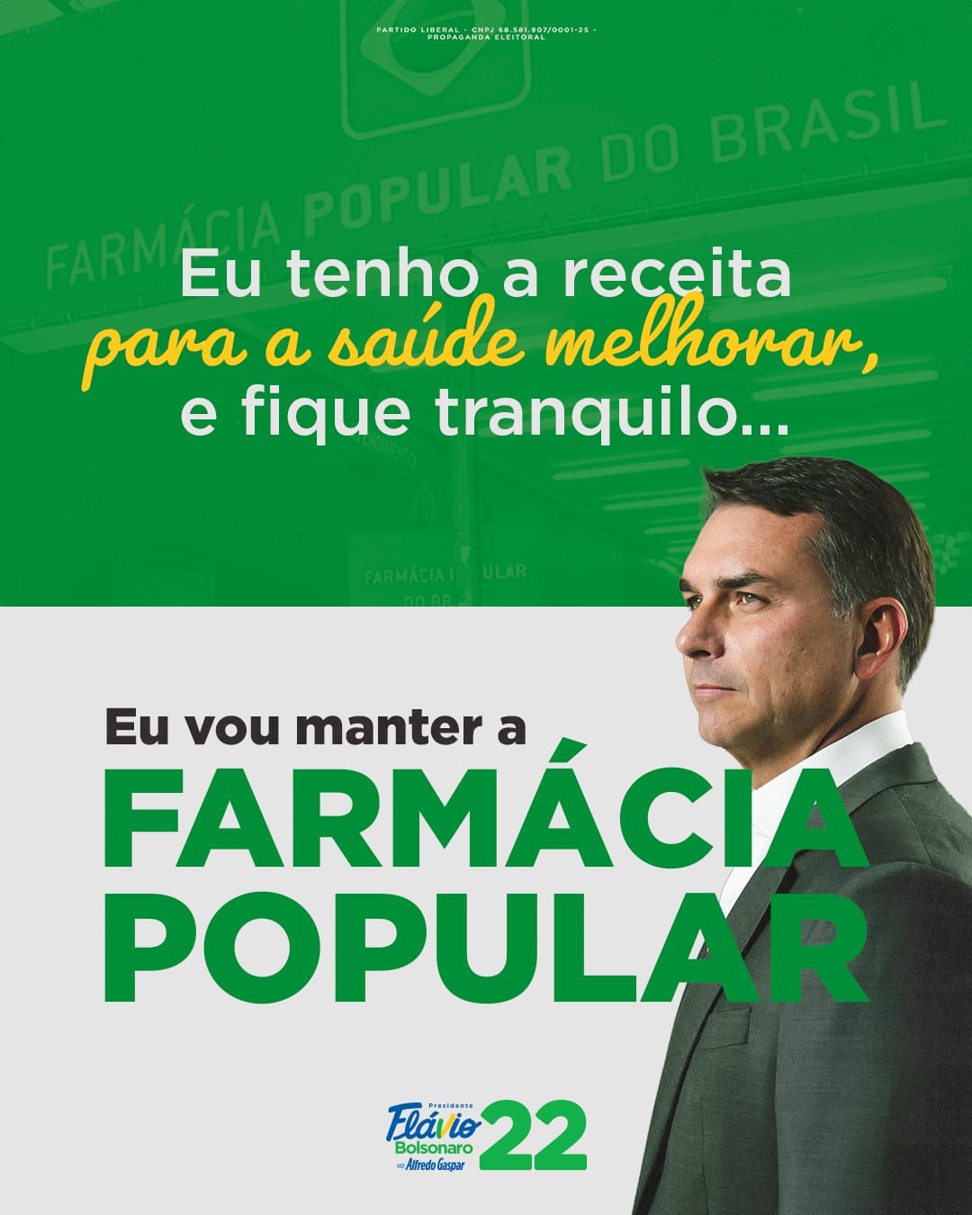 Eu vou manter a Farmácia Popular