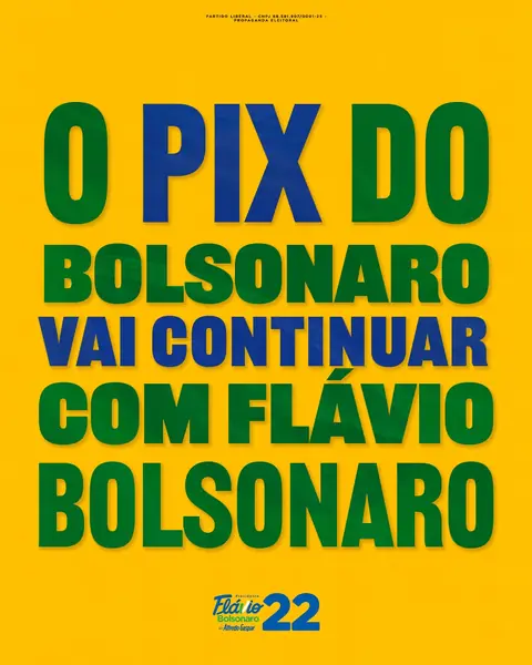 O Pix do Bolsonaro vai continuar com Flávio Bolsonaro